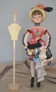 16" Modern BJD Doll Dress Mannequin Half Egg Top